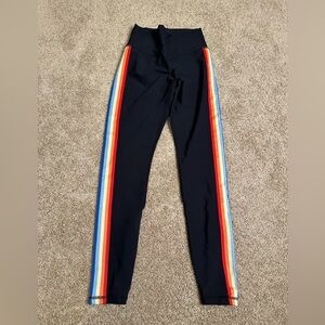 Spiritual Gangster Side‎ Striped Leggings